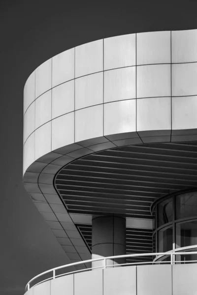 Nowoczesne Detale Architektoniczne Getty Center Los Angeles Kalifornia — Zdjęcie stockowe
