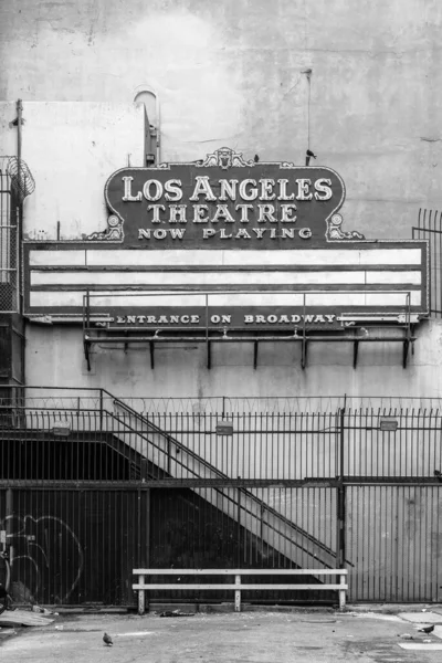 Los Angeles Theater Sign Downtown Los Angeles California — Stock Photo, Image