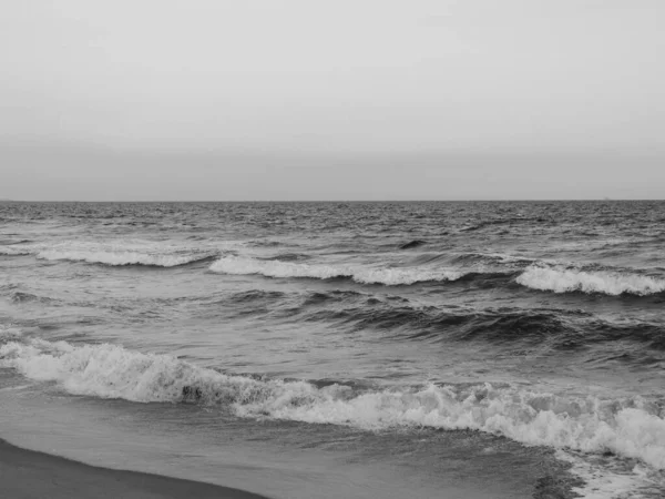 Onde Nell Oceano Atlantico Nelle Montagne Rocciose Queens New York — Foto Stock