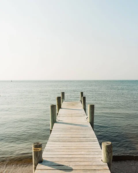 Kleines Dock Fire Island New York — Stockfoto