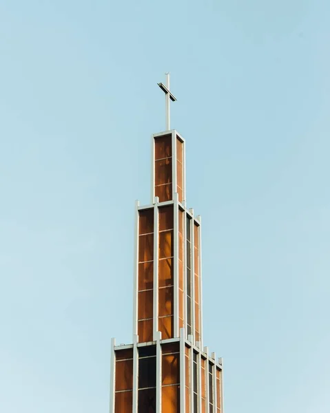 Modern Church Steeple Flushing Queens New York City — Stock Photo, Image