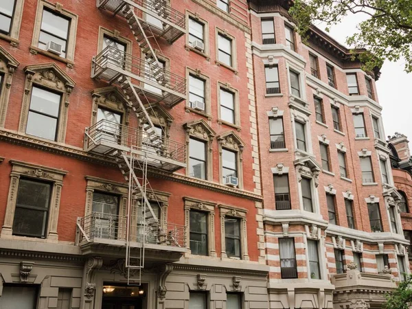 Brick Residential Buildings Upper West Side Manhattan New York City — Stock Photo, Image