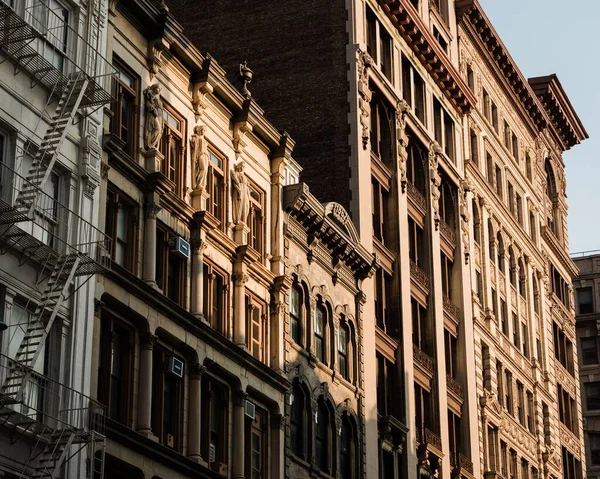 Arkitektoniska Detaljer Soho Manhattan New York — Stockfoto