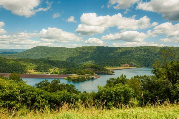 Widok Jezioro Raystown Ridenour Overlook Huntington Pensylwania — Zdjęcie stockowe