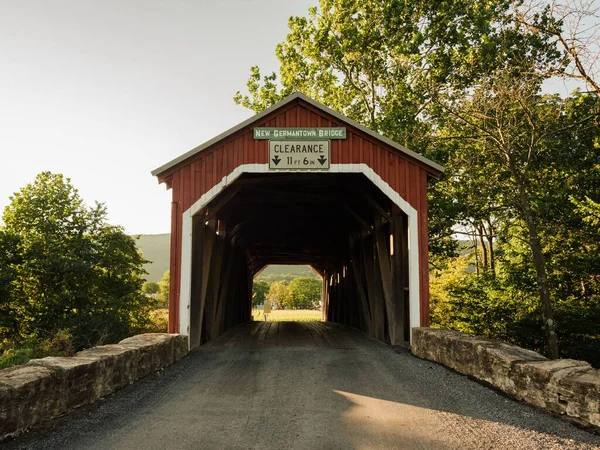 New Germantown Covered Bridge Perry County Pennsylvania — Stockfoto