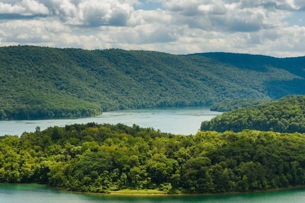 Utsikt Över Raystown Lake Från Hawns Overlook Huntington Pennsylvania — Stockfoto