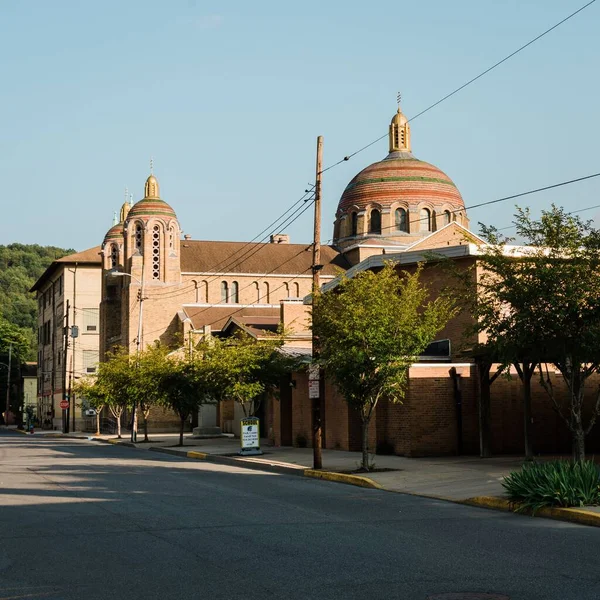 Iglesia Católica Bizantina Santa María Distrito Histórico Ciudad Cambria Johnstown —  Fotos de Stock