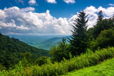 devils Adliye görünümünden gözden kaçırmak, blue ridge parkway üzerinde 