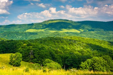 tepeler ve dağlar kırsal potomac Highlands bizim görünümü