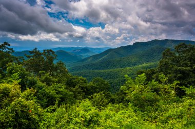 blue ridge parkway Kuzey CA dan appalachians görünümünü