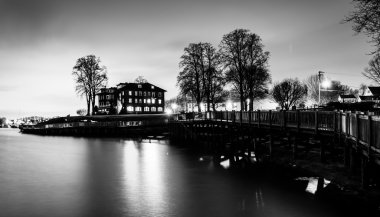 havre de Grace, mary gece liman bölgesinde boyunca tahta