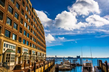boyunca waterfront rowes wharf, boston, massachuse, Binası