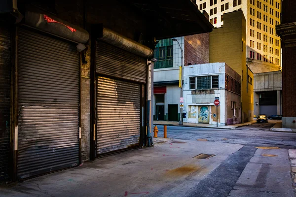 Alley em Baltimore, Maryland . — Fotografia de Stock