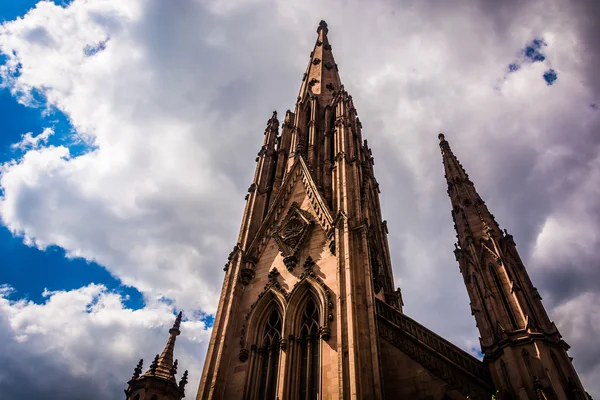 Una antigua iglesia en Mount Vernon, Baltimore, Maryland . — Foto de Stock