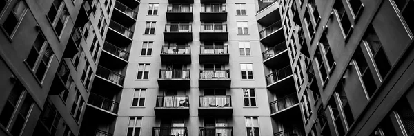 Prédio de apartamentos em Washington, DC . — Fotografia de Stock