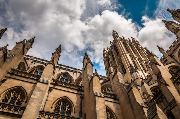 Washington national cathedral, güzel mimarisi. — Stok fotoğraf