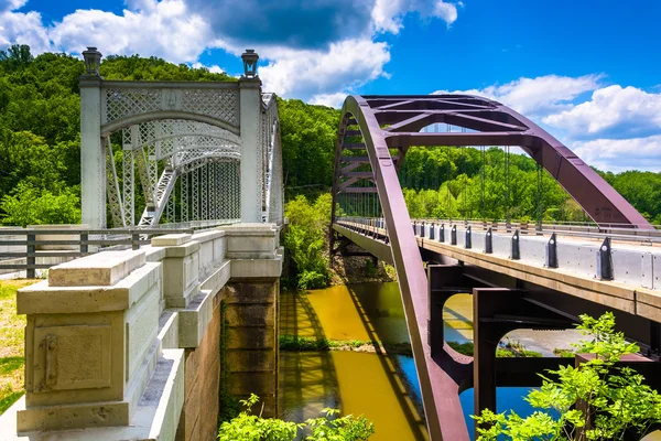 Bruggen over loch raven reservoir, in baltimore, maryland. — Stockfoto