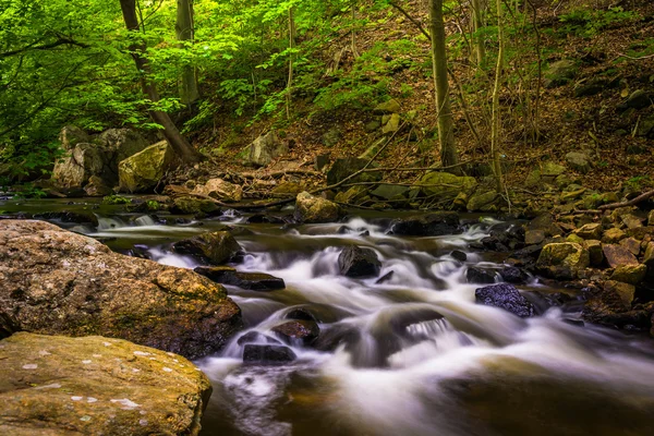 Cascades on Antietam Creek near Reading, Pennsylvania. — Stock Photo, Image