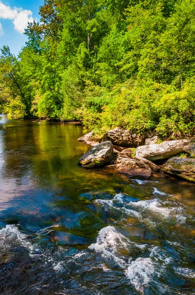 Cascades on Gunpower Falls, in Baltimore County, Maryland. — Stock Photo, Image