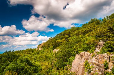 Kuzey uçurumlarda marshall, shenandoah Milli Parkı, virginia. 