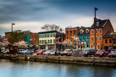 renkli mağazaları ve fells binalarda gelin, baltimore, maryland