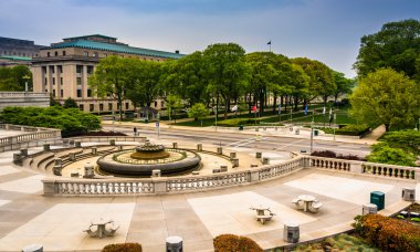 avlu ve capitol karmaşık, harrisburg, penn binalarda