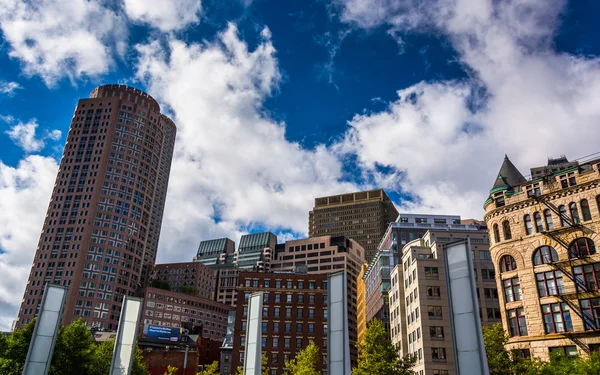 Cluster of buildings in Boston, Massachusetts. — Stock Photo, Image