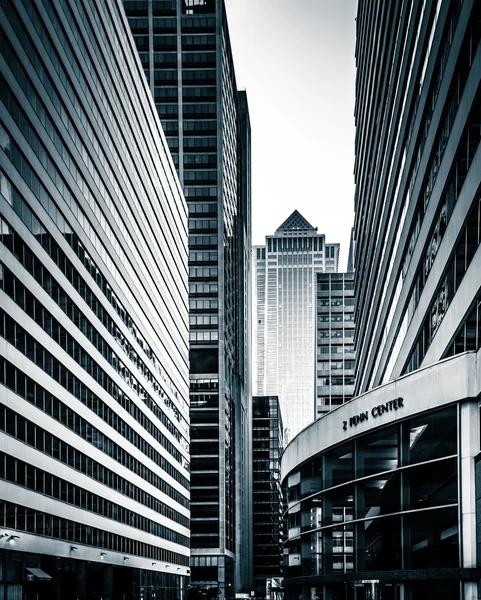 Cluster di grattacieli a Center City, Philadelphia, Pennsylvani — Foto Stock