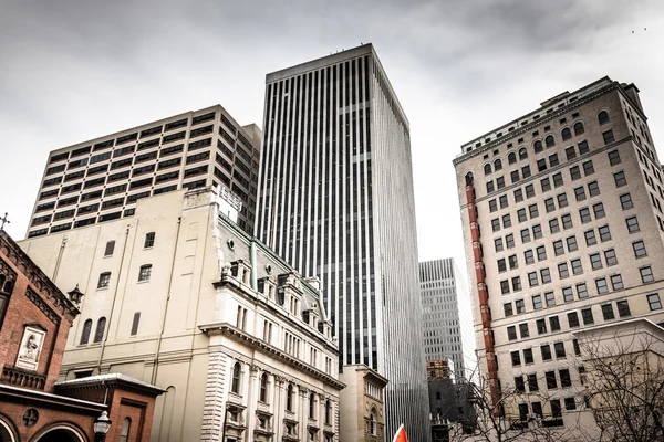 Cluster of skyscrapers in downtown Baltimore, Maryland. — Stock Photo, Image