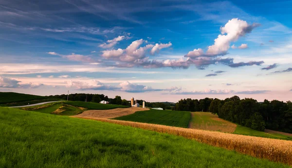 Bauernhof in der ländlichen South York County, Pennsylvania. — Stockfoto
