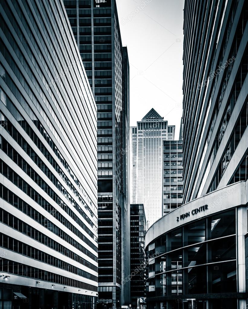 Cluster of skyscrapers in Center City, Philadelphia, Pennsylvani