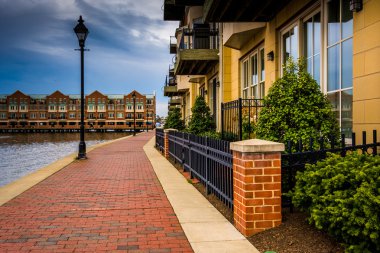 evleri fells Rıhtımlar üzerinde nokta, baltimore, maryland. 