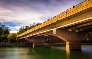 Göl marburg, köprüden codorus devlet PA uzun pozlama