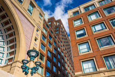 rowes wharf, Boston, massachusetts binalarda bakarak