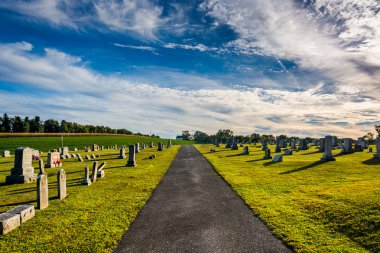 yolda bir mezarlığı york County, pennsylvania. 