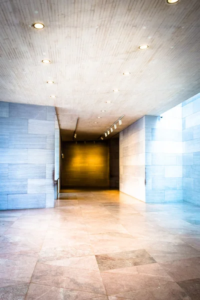 Hallway in the East Building of the National Gallery of Art, Was — Stock Photo, Image