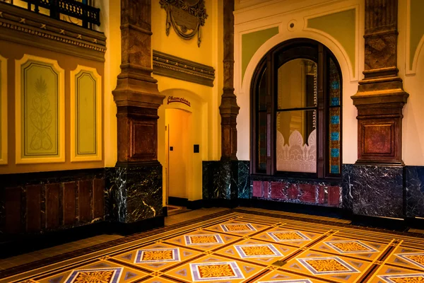 Interior architecture at the Smithsonian Museum of American Art, — Stock Photo, Image