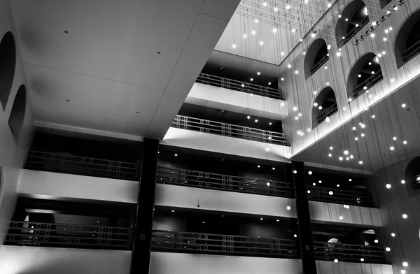 Interior do Marriott em Long Wharf em Boston, Massachusetts . — Fotografia de Stock