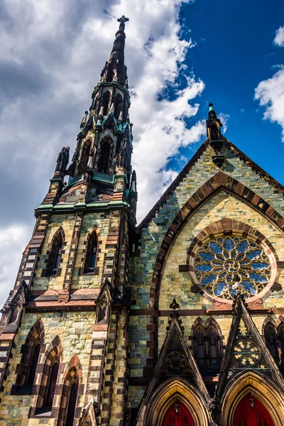 Mount vernon place vereinigte methodistische kirche in baltimore, marylan — Stockfoto