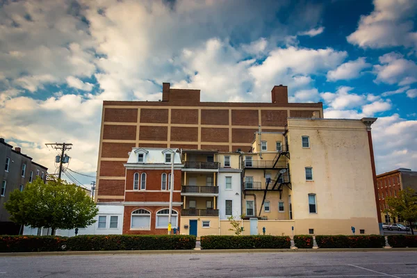 Edificios antiguos en Baltimore, Maryland . — Foto de Stock