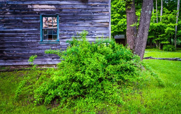 Oud huis in millbrook village, delaware water gap nationale — Stockfoto