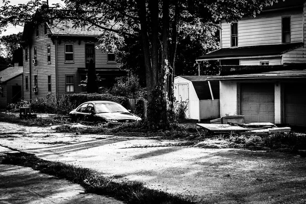 Run-down residences in Bairs, Pennsylvania, — Stock Photo, Image