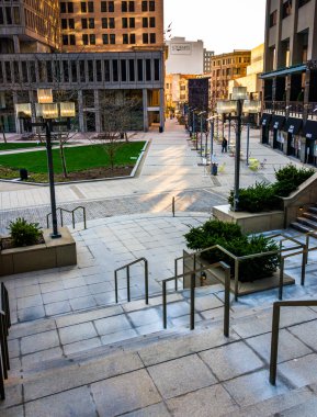 merdiven ve binalar charles Merkezi Baltimore, maryland. 