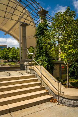 asheville, north carolina pack square Park'ta merdiven. 