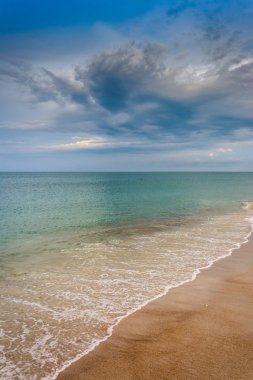 The Atlantic Ocean in Vilano Beach, Florida. clipart