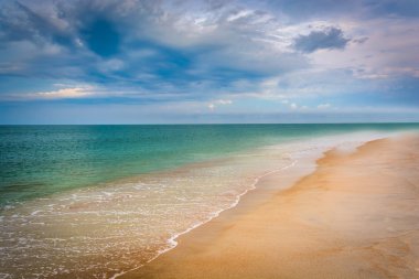 The Atlantic Ocean in Vilano Beach, Florida. clipart