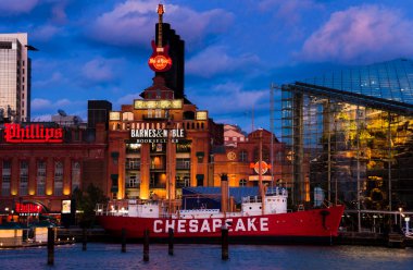 baltimore akvaryum, motor ve chesapeake lightship du