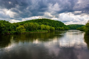 bir köprü belvidere, new jersey, delaware Nehri. 