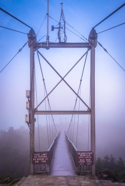 mile-high sallanan köprü sis, büyükbaba Dağı, n