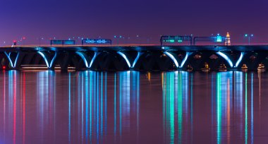 woodrow Wilson köprü gece, national harbor gördün m
